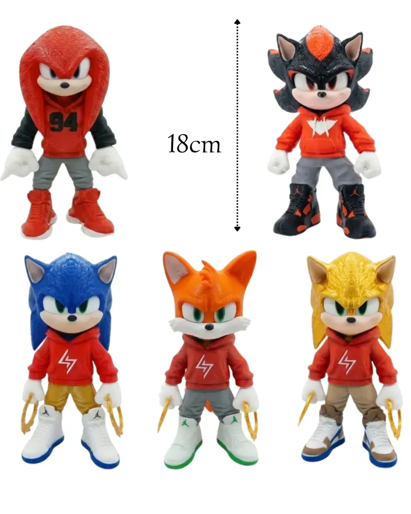Colección Sonic Urbano - Shadow - Tails - Knuckles
