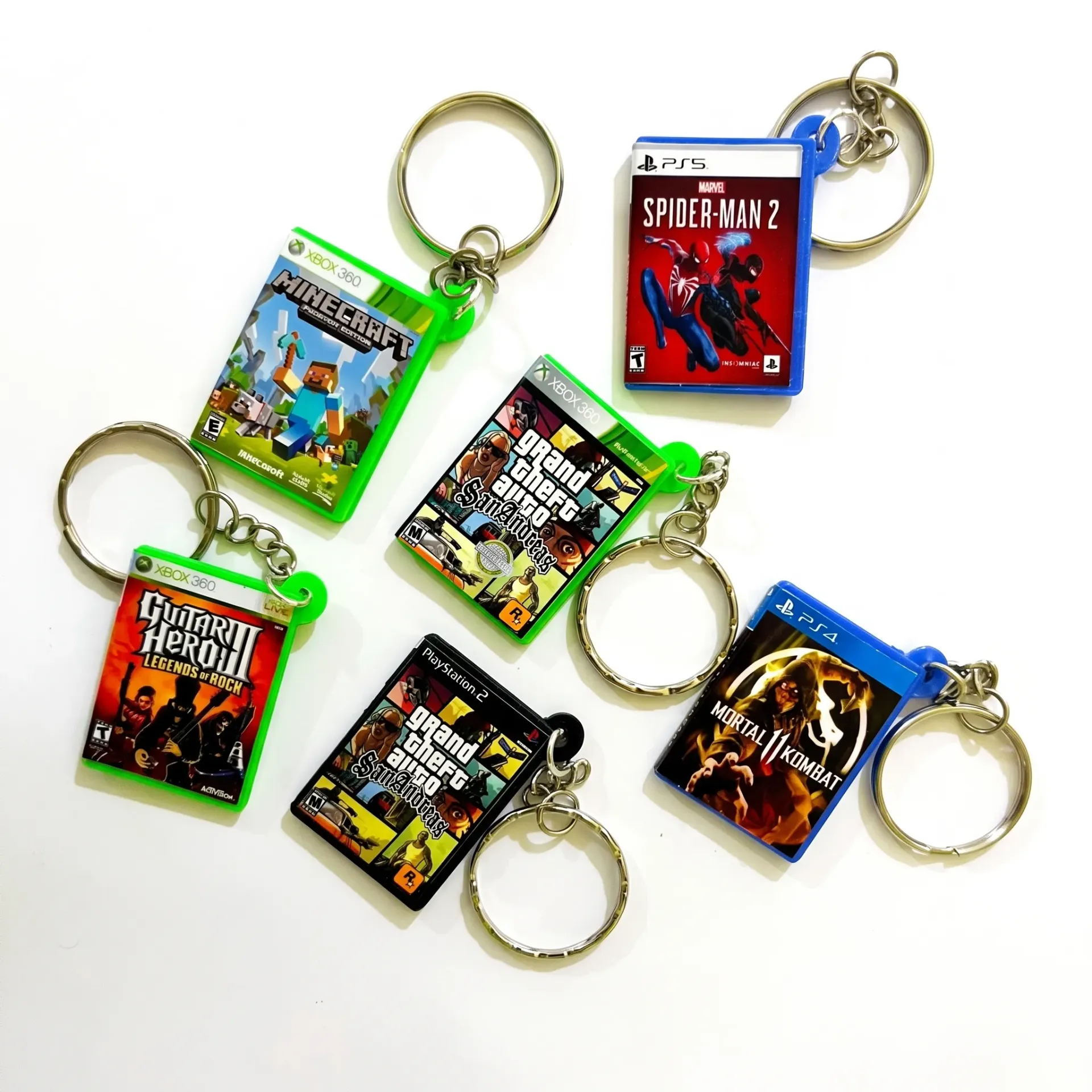 Llaveros Discos y Cassets
