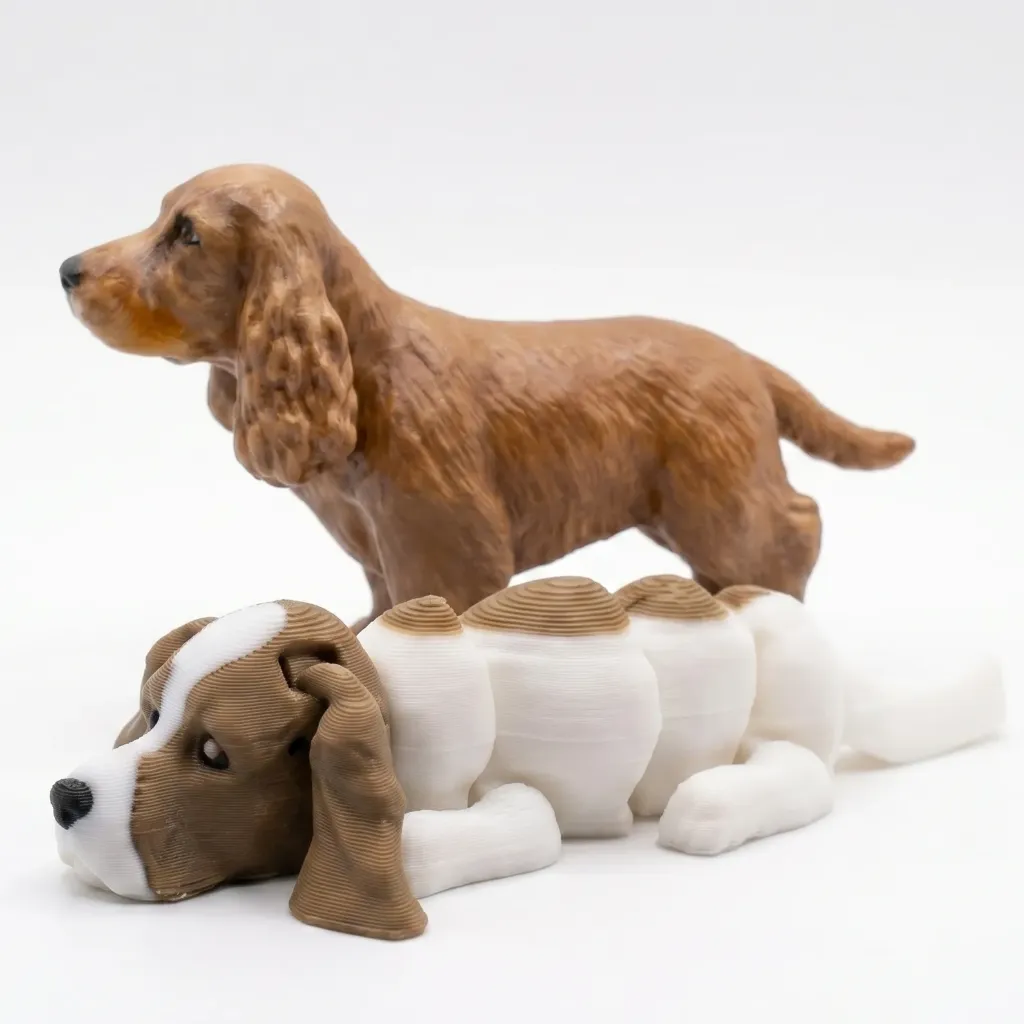 Coker Spaniel (blanco café)